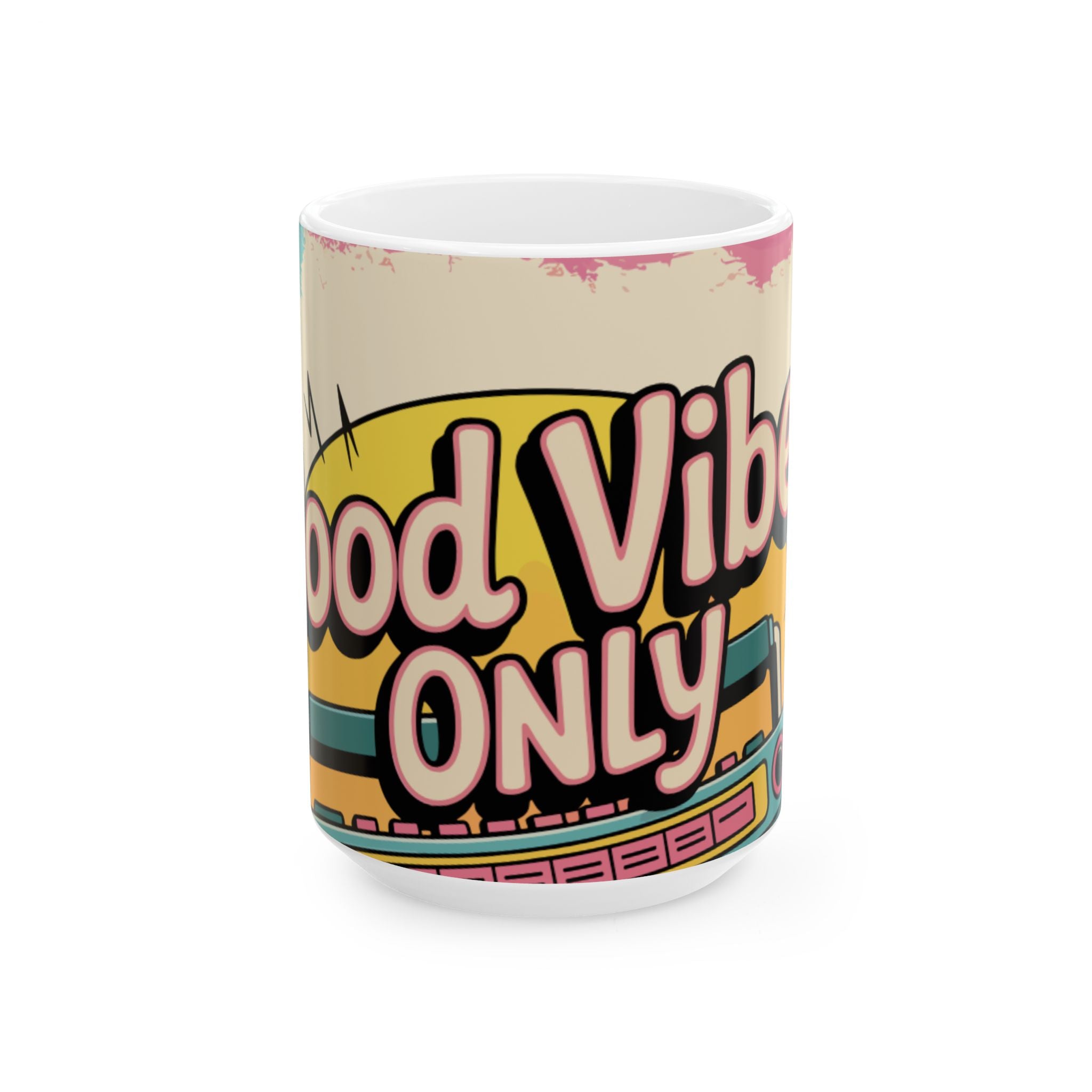 90s Inspired "Good Vibes Only" Coffee/Tea Mug