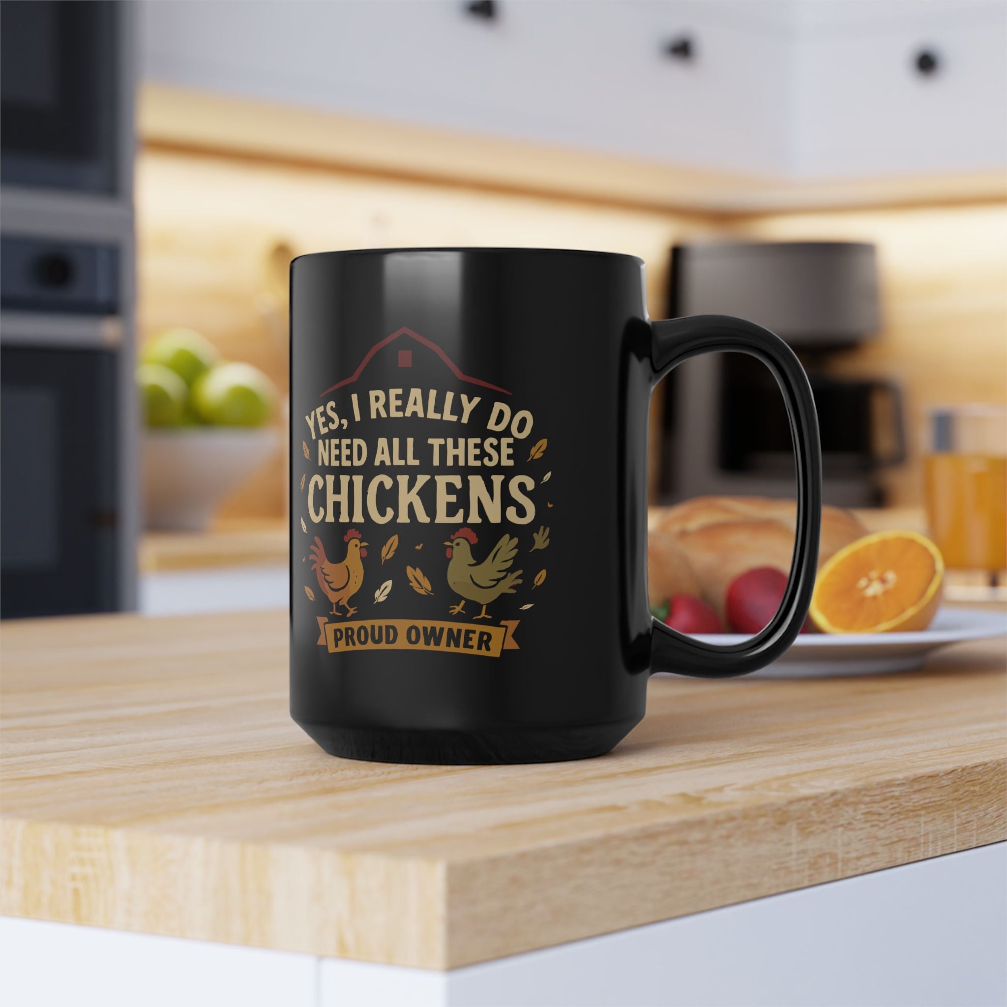 Funny "All These Chickens" Chicken Owner Gift Mug