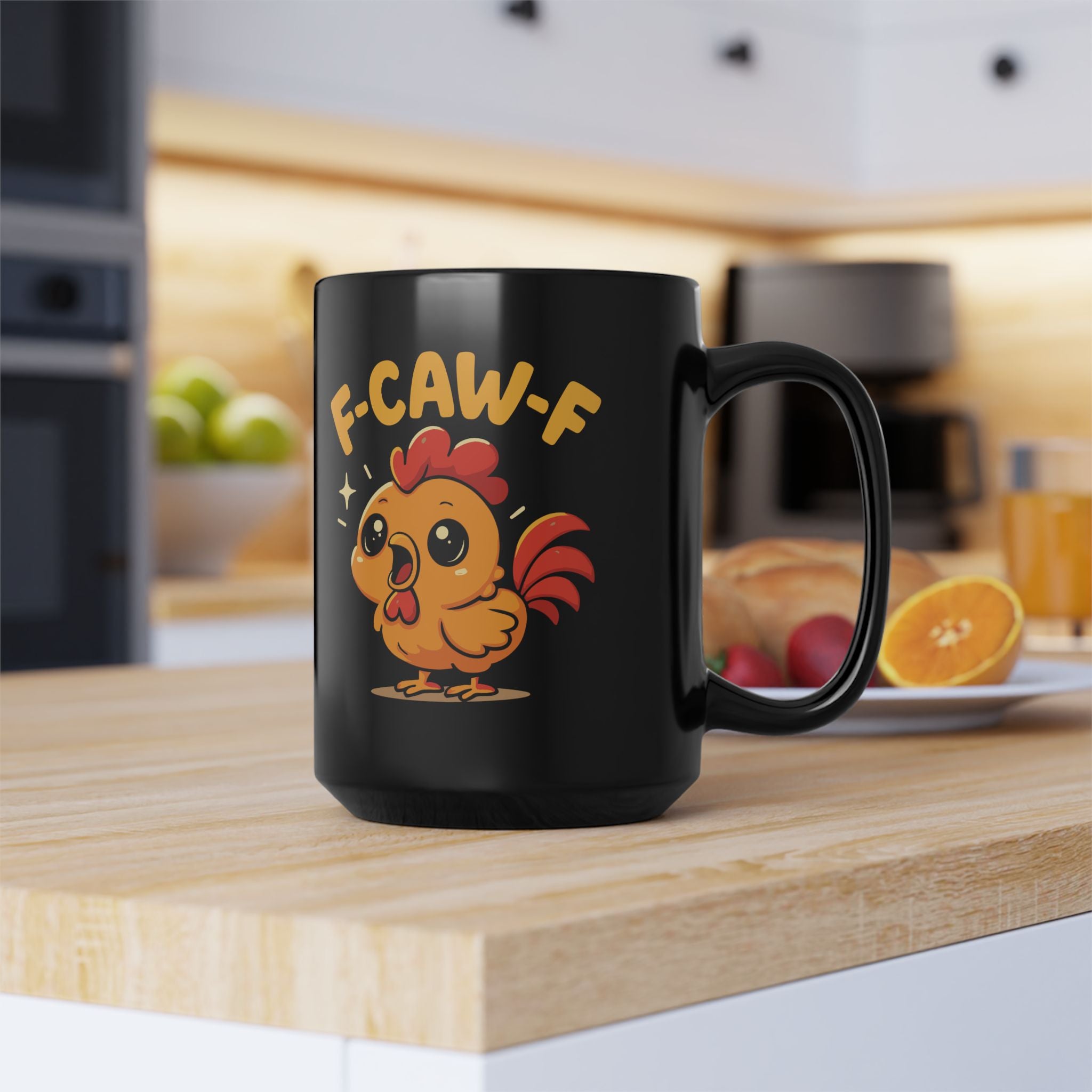 Cute Cawaii  "F-Caw-F" Chicken Mug - Amazing Gift for Family & Friends