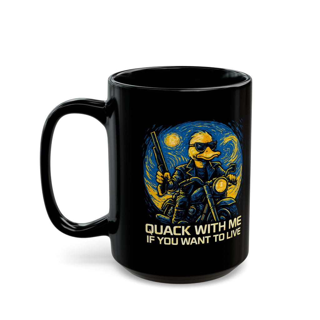 Quackinator van Gogh - Hilarious Duck Mug - Funny Gift for Family & Friends