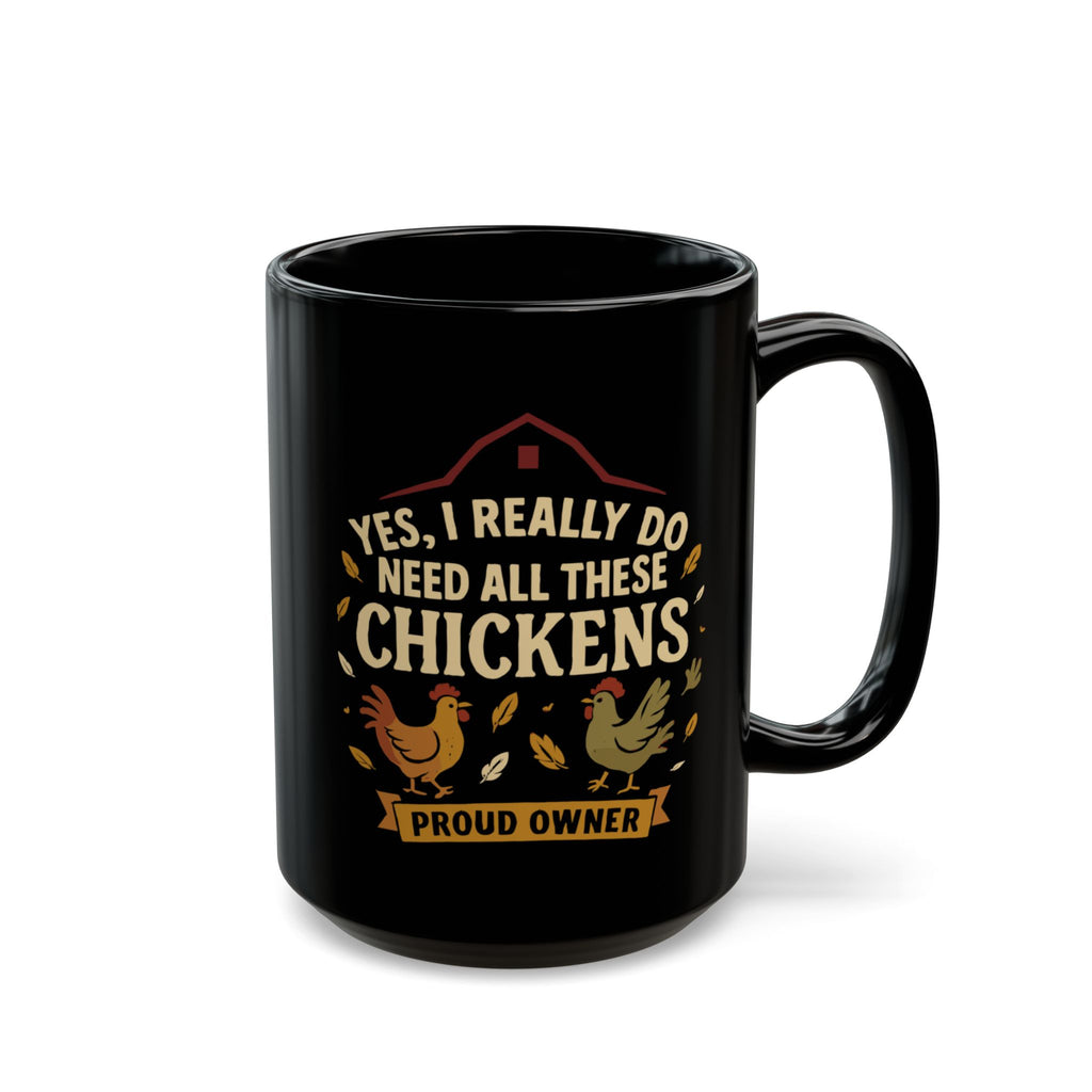 Funny "All These Chickens" Chicken Owner Gift Mug