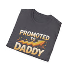Promoted to Daddy Shirt - Baby Shower Party Gift for New Dad
