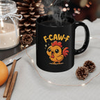 Cute Cawaii  "F-Caw-F" Chicken Mug - Amazing Gift for Family & Friends