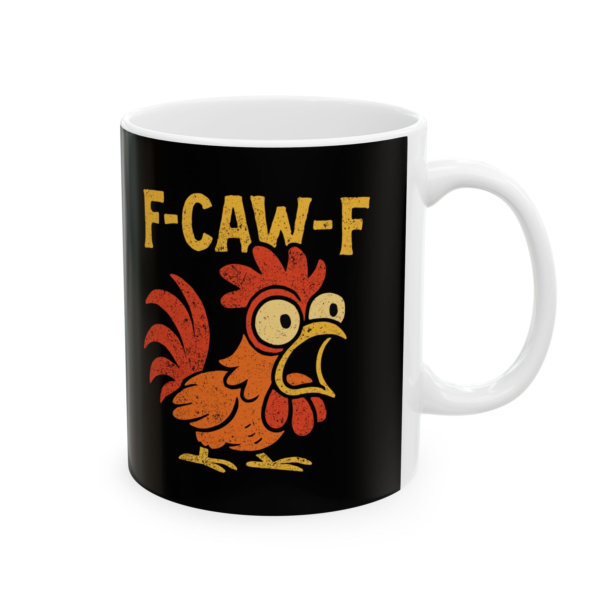 Funny Office Gift - F-CAW-F Chicken Mug