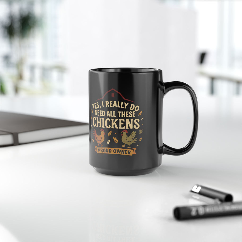 Funny "All These Chickens" Chicken Owner Gift Mug