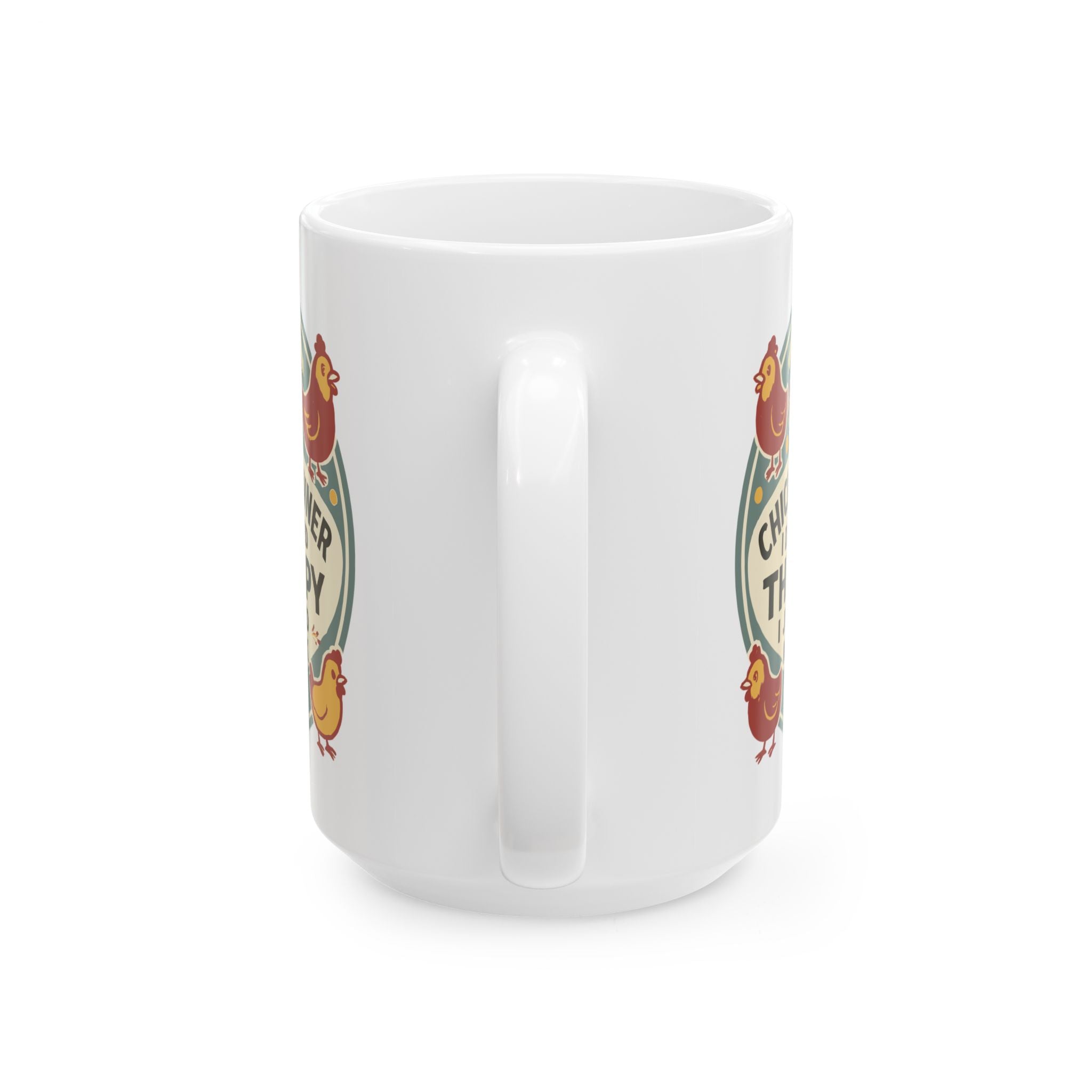 Funny " I Just Need My Flock" - Chicken Owner Gift Mug