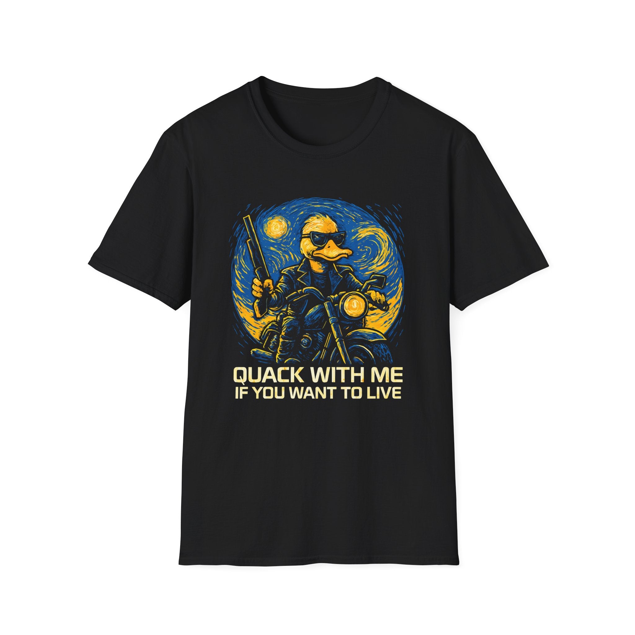 Quackinator van Gogh - Hilarious Duck T-Shirt - Funny Gift for Family & Friends
