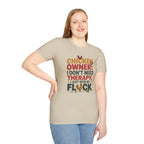 Funny "I Just Need My Flock" Chicken Owner T-Shirt Gift Idea