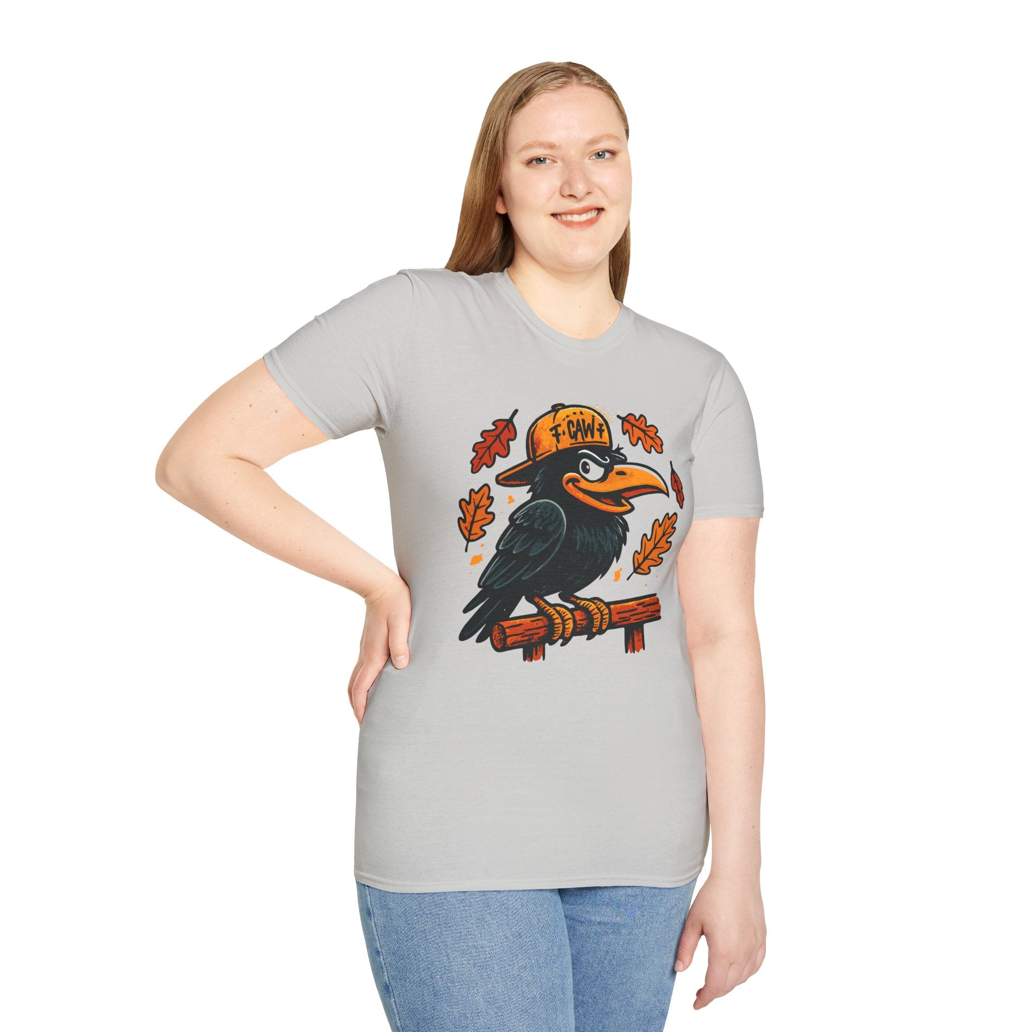 Funny "F-Caw-F" Raven T-Shirt -  Amazing Gift for Family & Friends