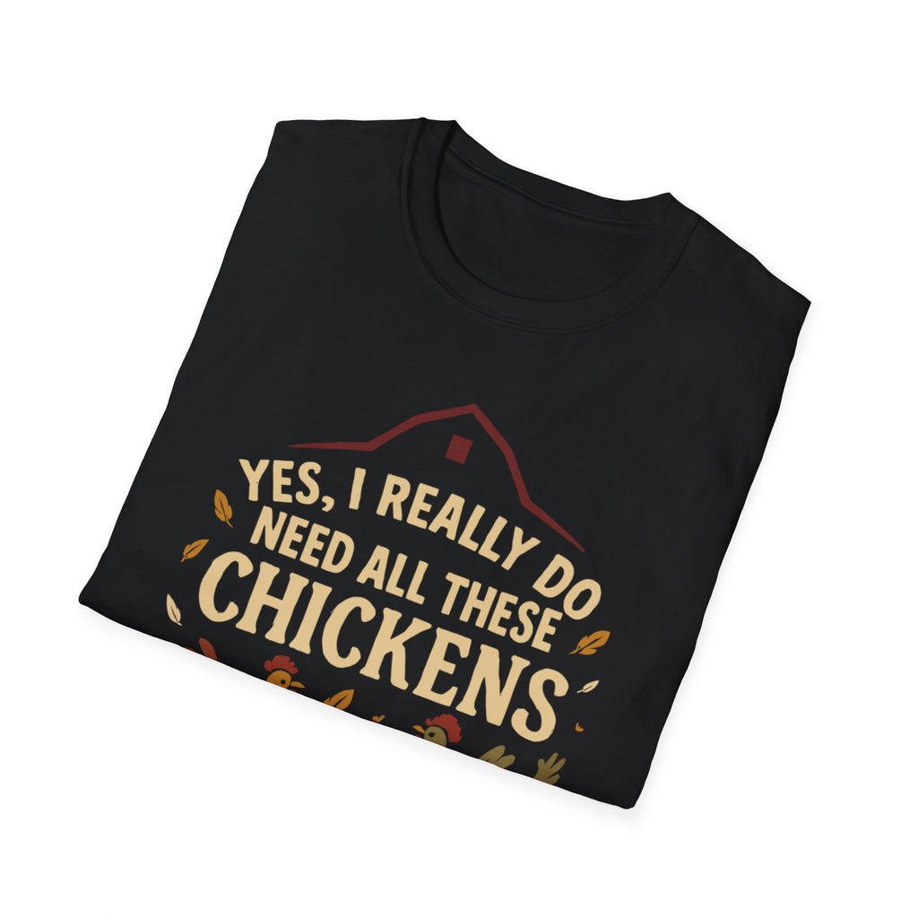 Funny "All These Chickens" Chicken Owner T-Shirt Gift Idea
