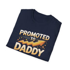 Promoted to Daddy Shirt - Baby Shower Party Gift for New Dad