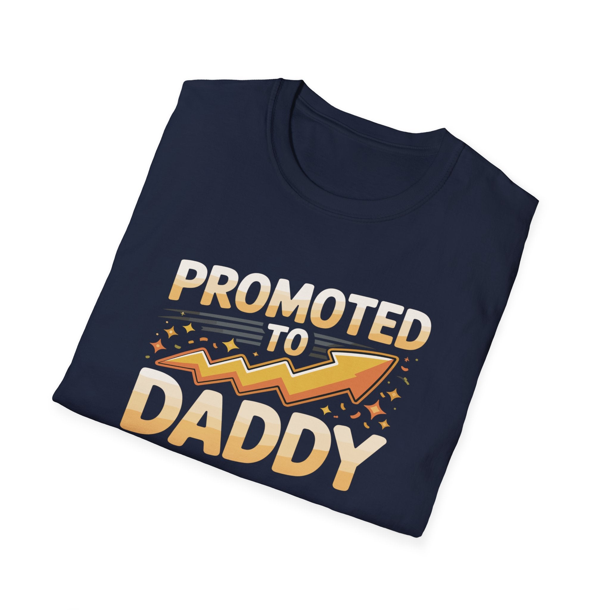 Promoted to Daddy Shirt - Baby Shower Party Gift for New Dad