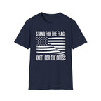 Stand for the Flag, Kneel for the Cross - Christian T-Shirt