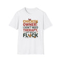 Funny "I Just Need My Flock" Chicken Owner T-Shirt Gift Idea