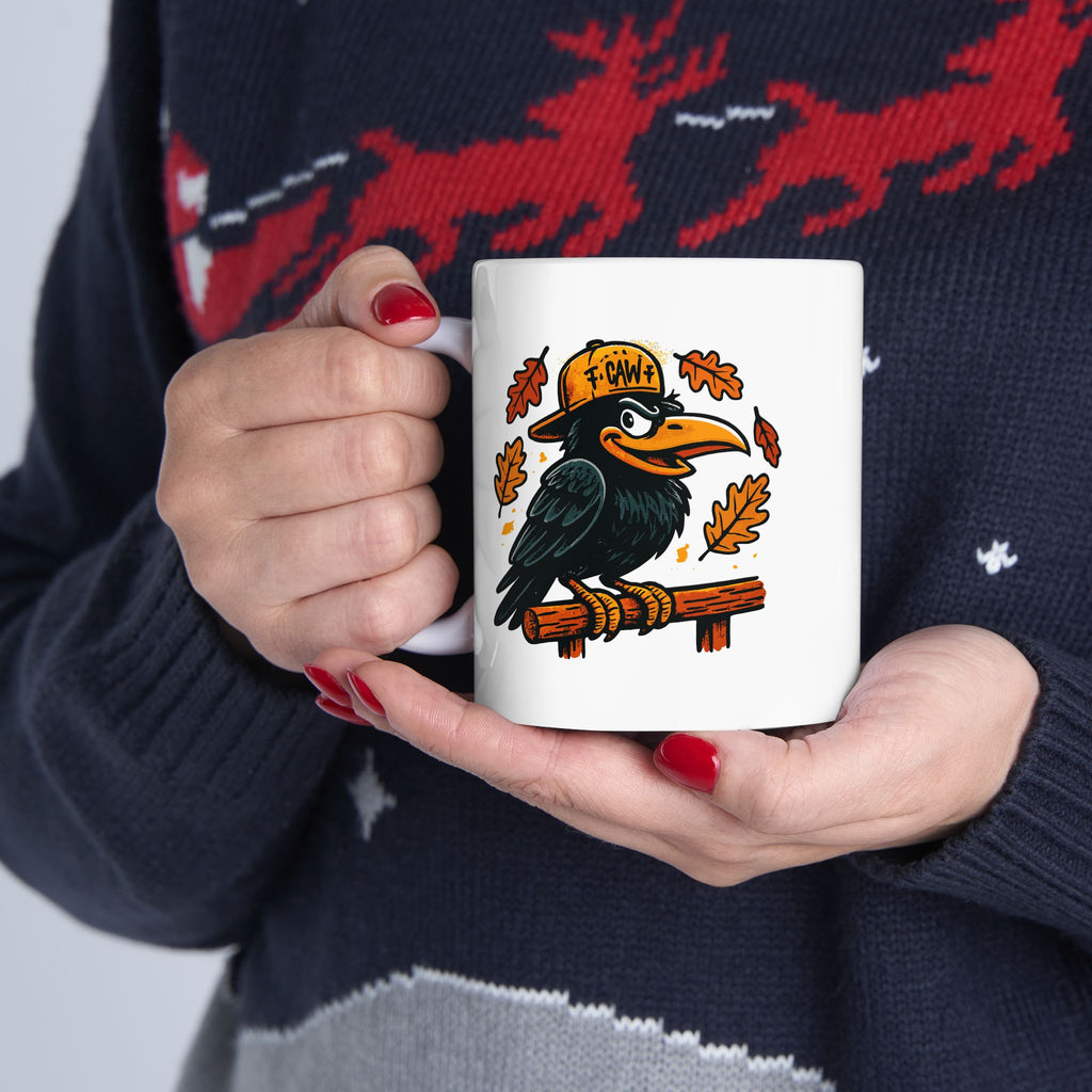 Funny "F-Caw-F" Crow Cup - Amazing Gift for Family & Friends
