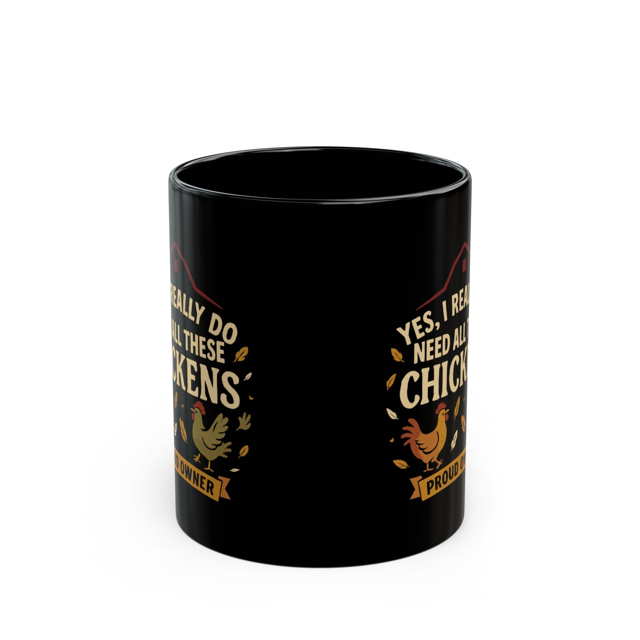 Funny "All These Chickens" Chicken Owner Gift Mug