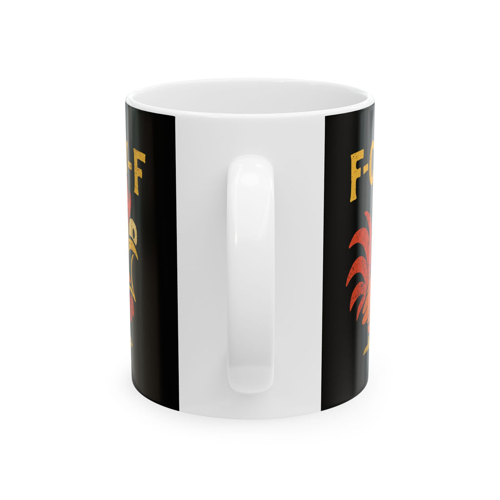 Funny Office Gift - F-CAW-F Chicken Mug