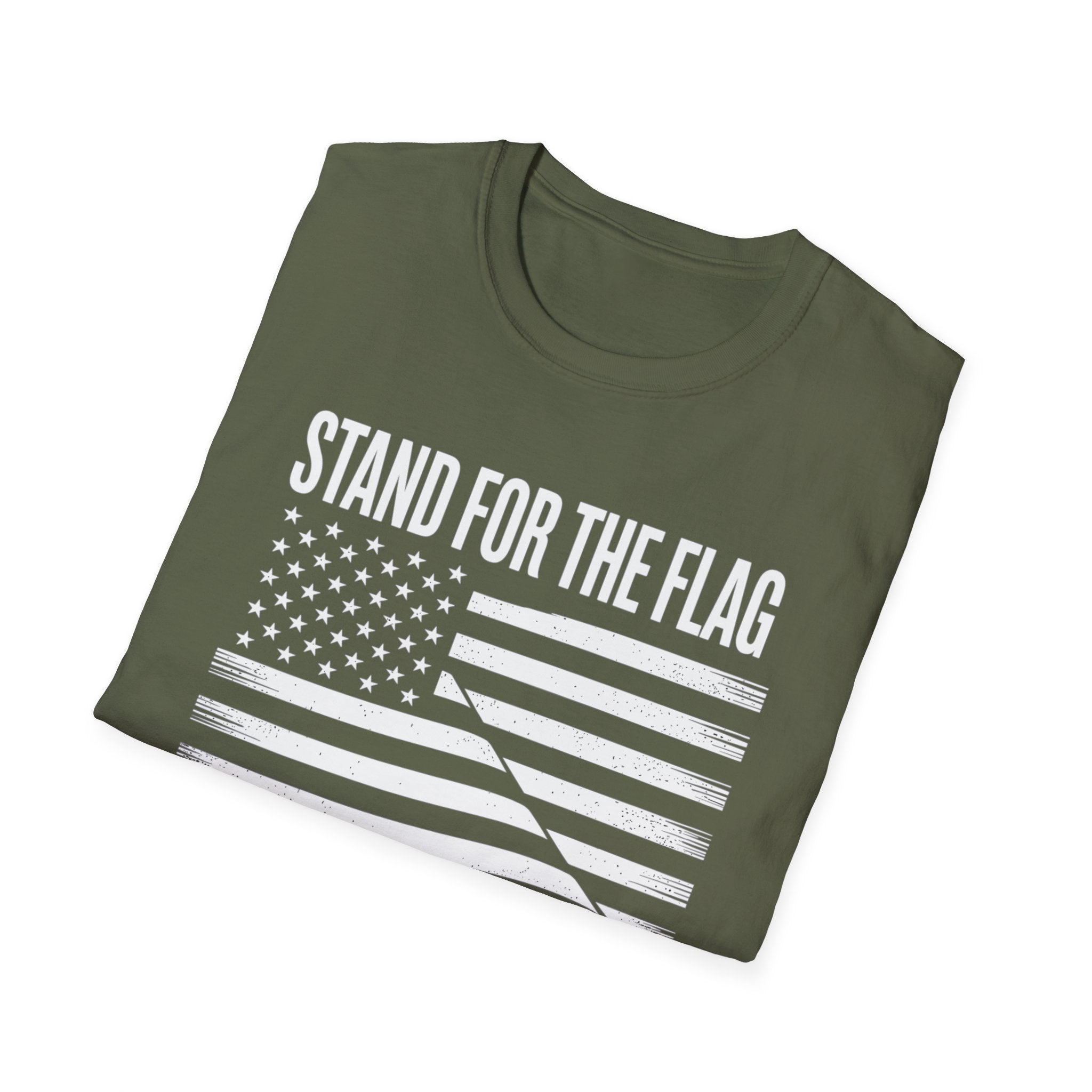 Stand for the Flag, Kneel for the Cross - Christian T-Shirt