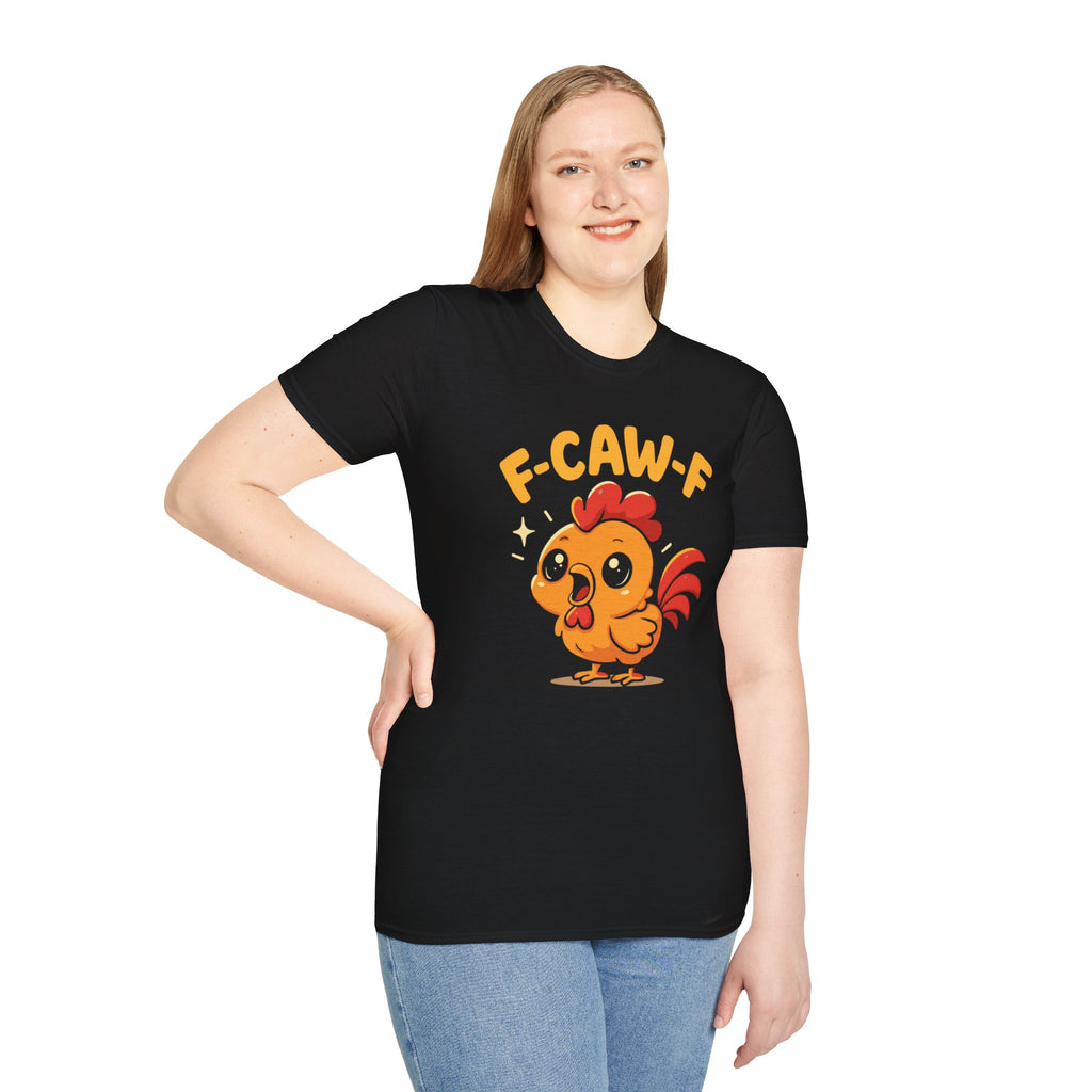 Cute Cawaii "F-Caw-F" Chicken T-Shirt - Amazing Gift for Family & Friends