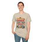 Funny "I Just Need My Flock" Chicken Owner T-Shirt Gift Idea