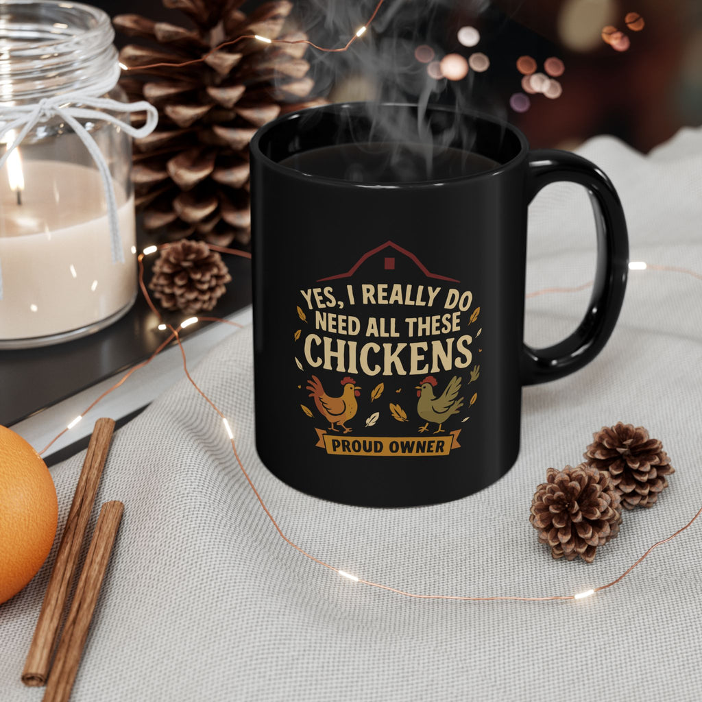 Funny "All These Chickens" Chicken Owner Gift Mug