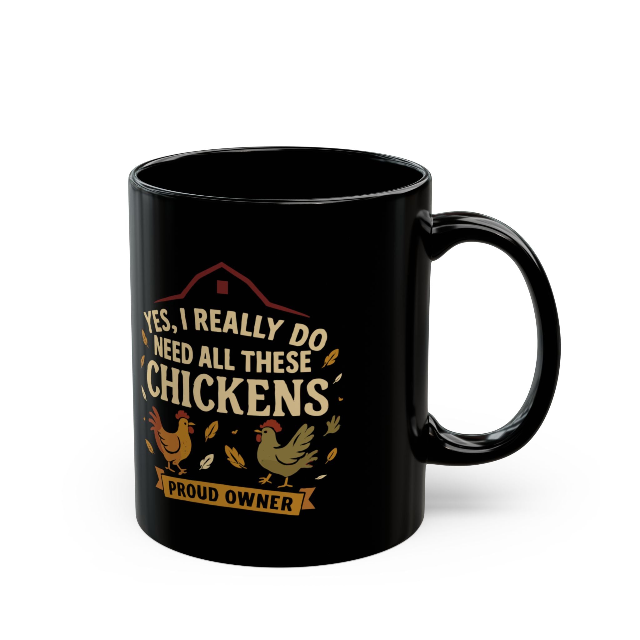 Funny "All These Chickens" Chicken Owner Gift Mug