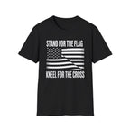 Stand for the Flag, Kneel for the Cross - Christian T-Shirt