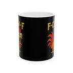 Funny Office Gift - F-CAW-F Chicken Mug