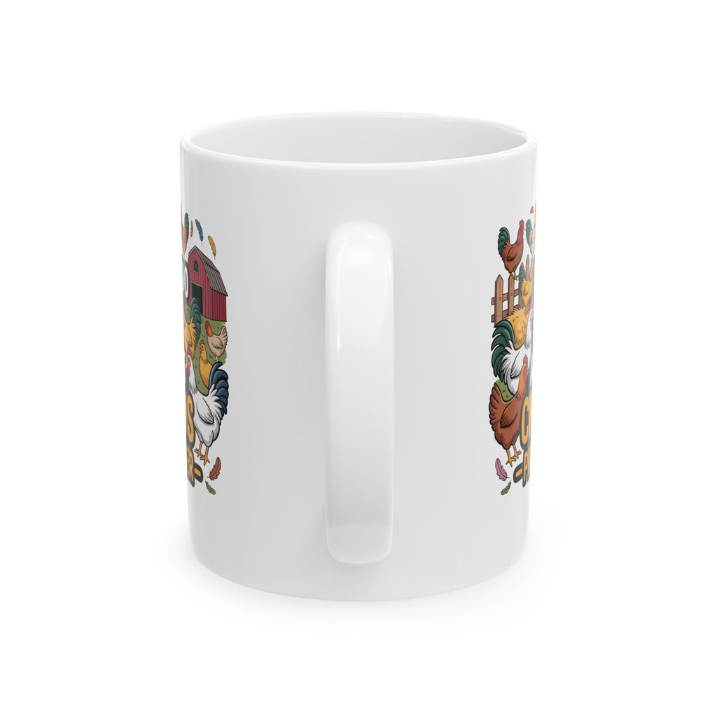 Funny "All These Chickens" Chicken Farmer Gift Mug