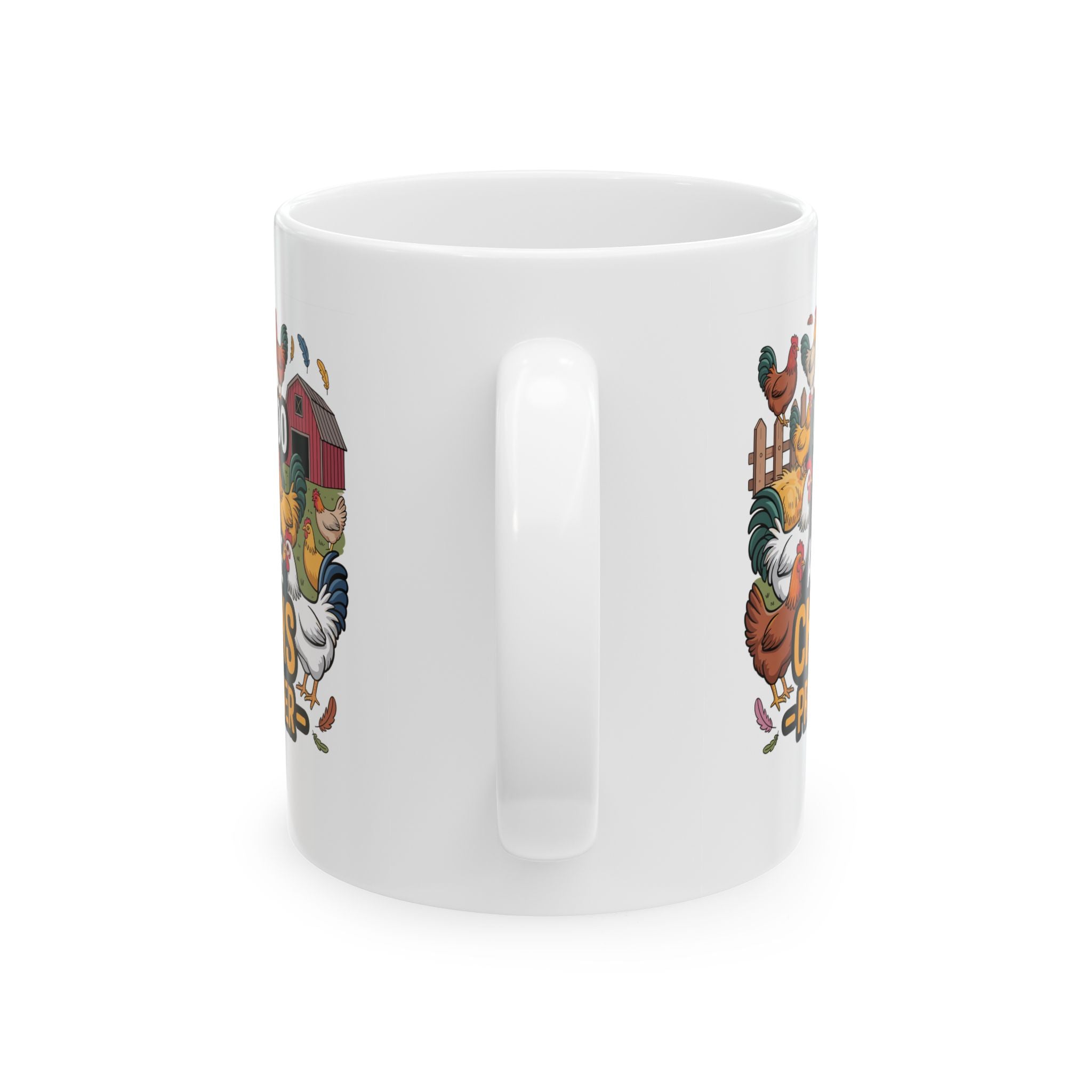 Funny "All These Chickens" Chicken Farmer Gift Mug