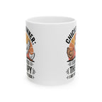 Funny " I Just Need My Flock" Chicken Owner Gift Mug