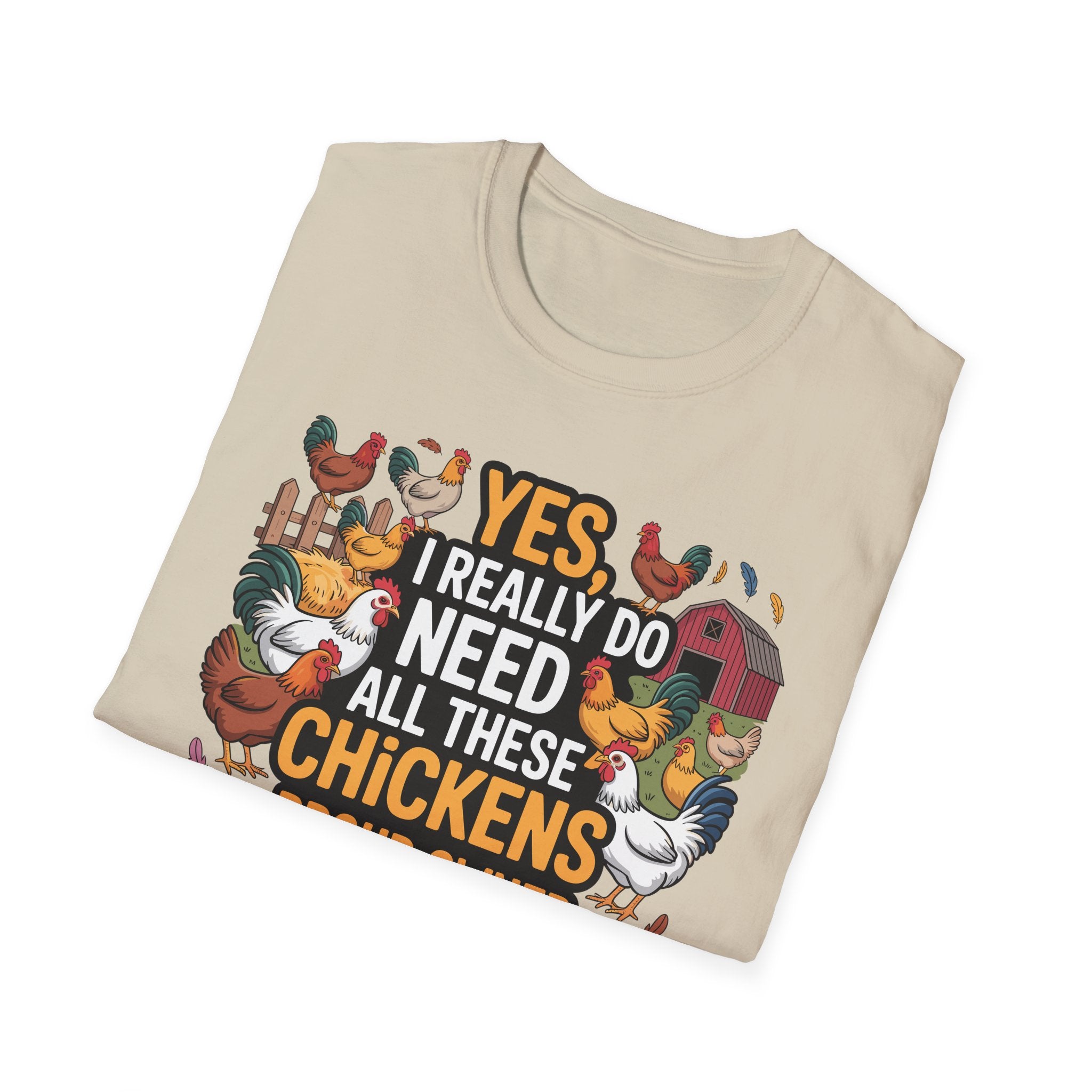 Funny "All These Chickens" Chicken Owner T-Shirt Gift Idea