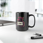 Neon Rebel "F-Caw-F" Crow Mug - Amazing Gift for Family & Friends