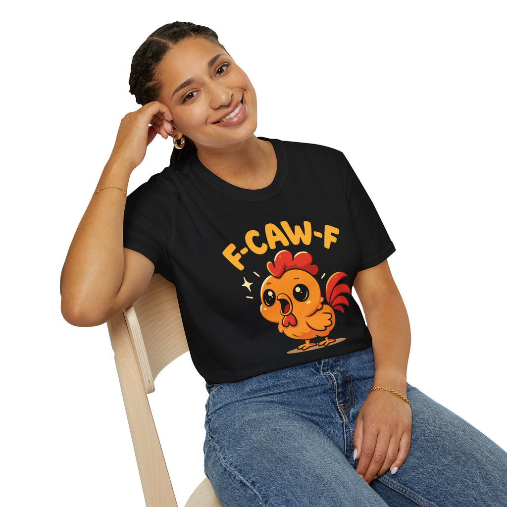 Cute Cawaii "F-Caw-F" Chicken T-Shirt - Amazing Gift for Family & Friends