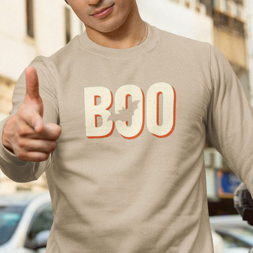 "BOO" Bat - Halloween Sweatshirt