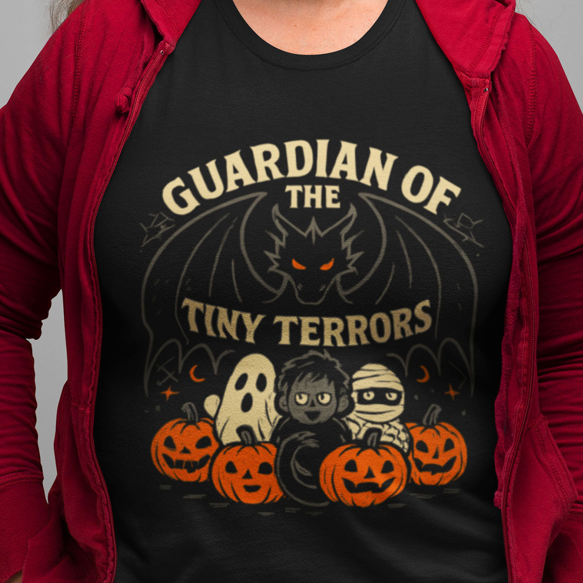 Dragon Guardian - Halloween T-Shirt for Escorting Parents