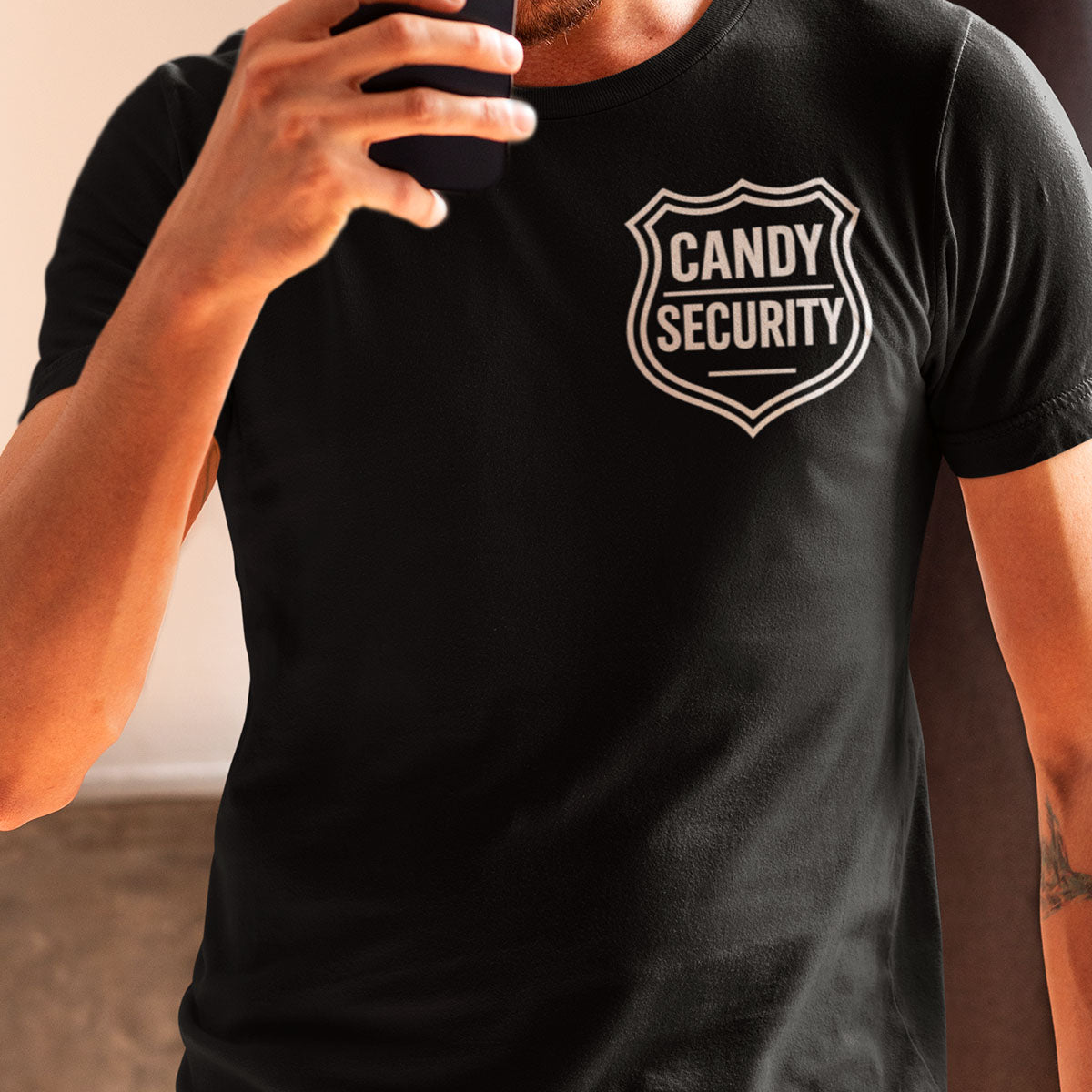 Candy Security - Halloween Escort T-Shirt for Parents