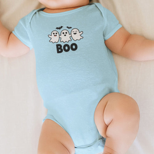 "BOO" Baby Bodysuit - Halloween Onesie
