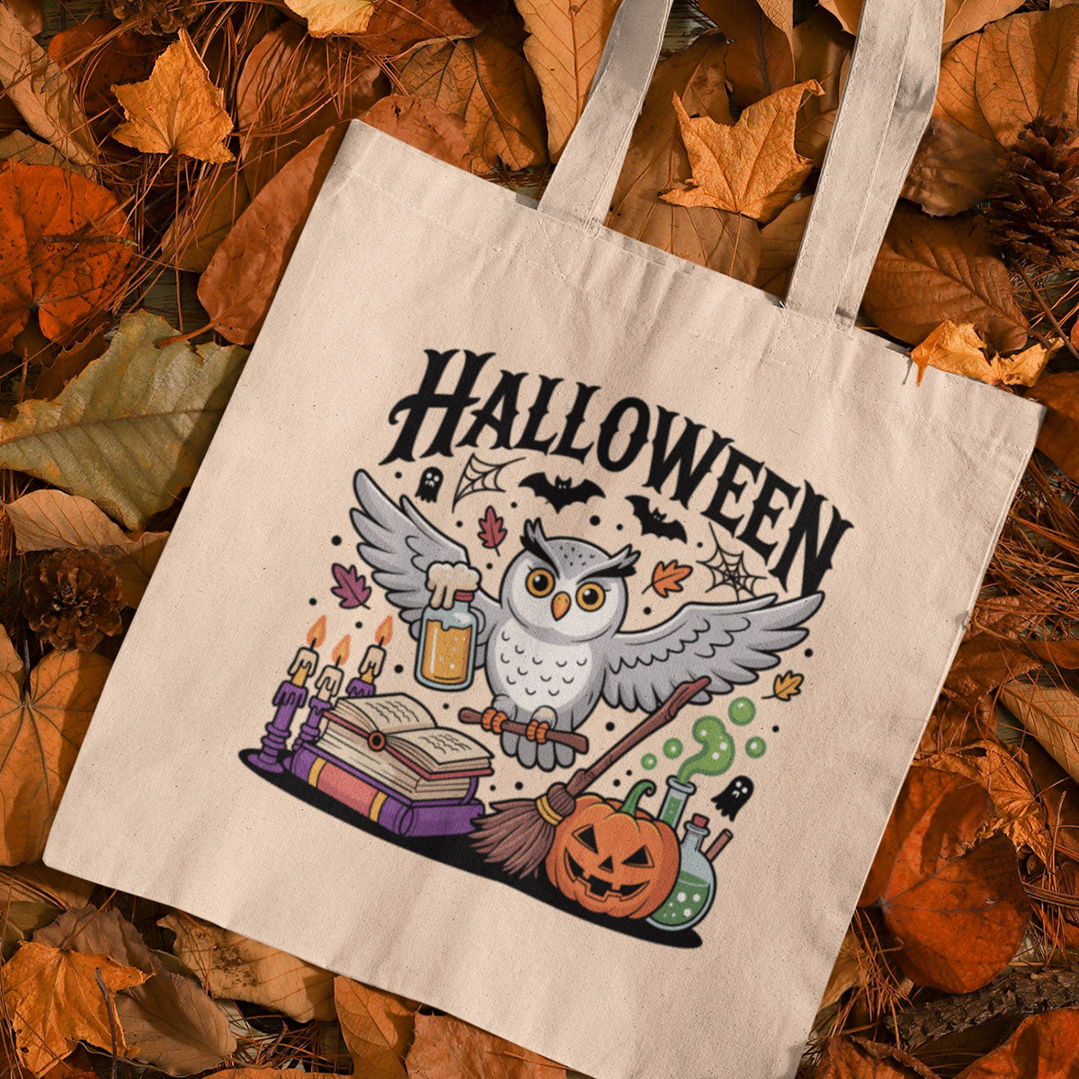 Owl Trick or Treat - Halloween Tote Bag