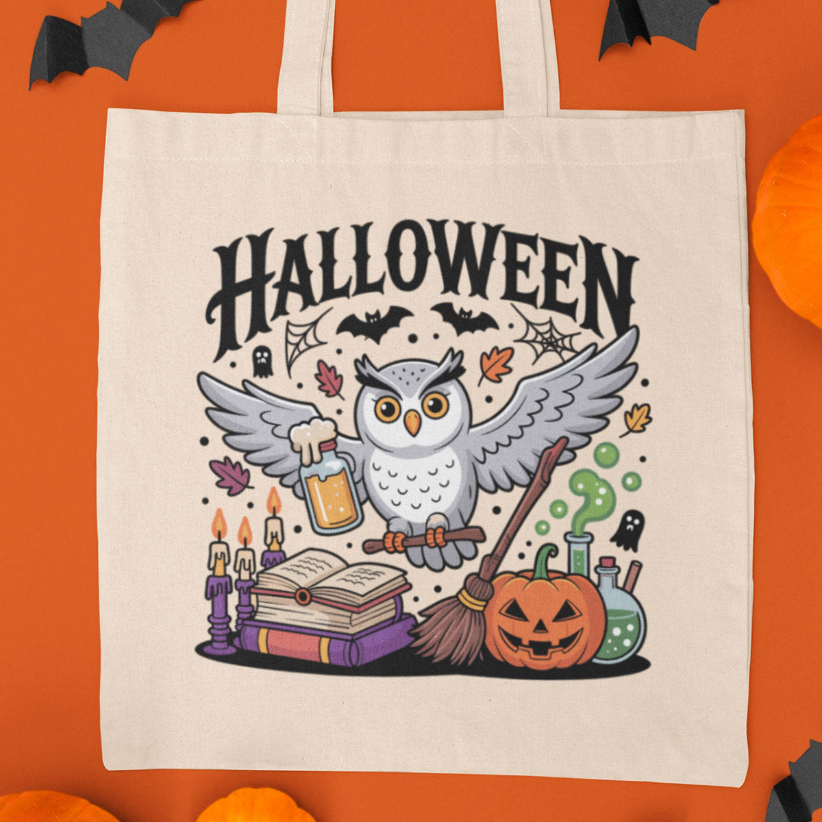 Owl Trick or Treat - Halloween Tote Bag